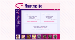 Desktop Screenshot of mantrasite.nl